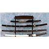 Image 2 : Collection of 8 Oriental Swords & Scabbards w/Rack