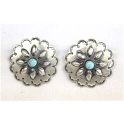 Sterling Silver and Turquoise Earrings