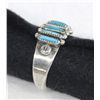 Image 2 : Zuni Sterling Petit Point Turquoise Ring