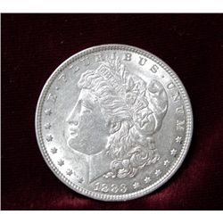 1883 Morgan AU Uncirculated Silver Dollar