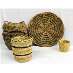 Collection of 4 Native American Baskets