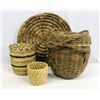 Image 2 : Collection of 4 Native American Baskets