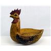 Image 1 : Hand Carved Hand Painted Rooster Bowl