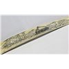 Image 2 : Estate Large Scrimshaw Ivory Tusk Collectible