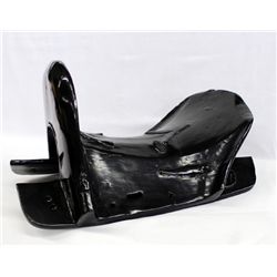 Oriental Black Lacquered High Back Saddle