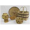 Image 1 : Collection of 6 Native American Baskets