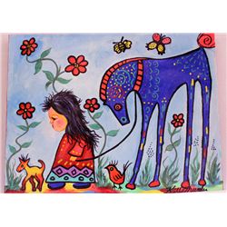 Original Painting by Kills Thunder