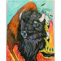 Original Painting by Kills Thunder