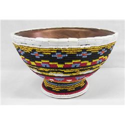 Beaded Bowl by Kills Thunder