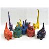 Image 2 : 9 Blainese Hand Painted Wooden Cats