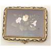 Image 1 : A 19th century pietra dura and ormolu necessaire, the top inset with coloured floral pietra dura...
