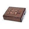 Image 1 : A Victorian rosewood and Tunbridgeware watch stand, folding with lined interior, 3ins x 2.25ins £...