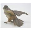 Image 1 : A cold painted bronze model of a sparrow with outstretched wings, 2.75ins £140-180...