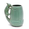Image 1 : A Sylvac type green glazed vase of acorn shape with squirrel handle, 8ins £60-80...