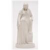 Image 1 : A Victorian parian figure of a classical lady holding broadsword, on circular base, 14.5ins (swor...