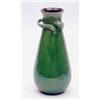 Image 1 : A W.L.Baron, Barnstaple vase made for Liberty & Co, green glazed with 3 twisted lug handles, impr...
