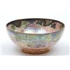 Image 1 : A Maling lustreware fruit bowl printed, enamelled and gilded with fruiting vines, 9.5ins £150-200...