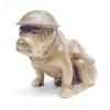 Image 1 : A Royal Doulton figure of a seated bulldog wearing a tin hat and uniform, 6.5ins. (a.f.) £80-120...
