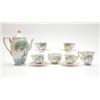 Image 1 : A Carltonware coffee set comprising pot, sugar bowl, cream jug, 4 cups and saucers and decorated...
