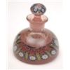 Image 1 : A 20th century glass paperweight inkwell and stopper with floral canes, 4ins £100-150...