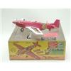 Image 1 : A Comet gas-powered scale model aeroplane, low-winged with single engine, in original box with in...