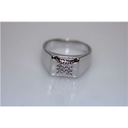 19.3 CTW CZ RING .925 STERLING SILVER