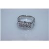 Image 1 : 18.2 CTW CZ RING .925 STERLING SILVER