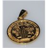 Image 2 : 14K GOLD PLATED SAN BENITO CHARM PENDANT