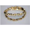 Image 1 : GOLD PLATED TWISTED HOOP EARRING
