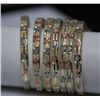 Image 1 : FASHION JEWLERY MULTI-COLORED BANGLES QTY. 7