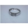 Image 1 : 13.7CTW CZ RING .925 STERLING SILVER