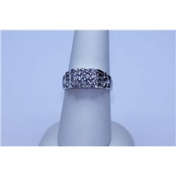 20.80 CTW CZ RING .925 STERLING SILVER