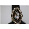 Image 1 : FASHION JEWELRY BRASS RING; SYNTHETIC CZ
