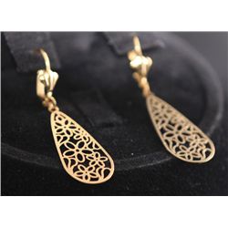 FASHION JEWELRY FLOWER DESIGN DANGLE EARRING