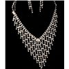 Image 1 : CZ FASHION JEWELRY NECKLACE AND EARRING SET
