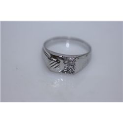 18.3 CTW CZ RING .925 STERLING SILVER