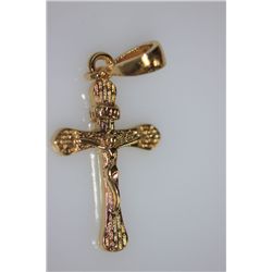 14K GOLD PLATED JESUS CHRIST PENDANT