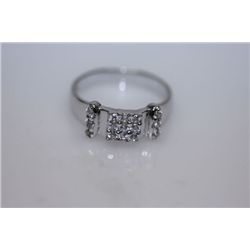 11.6 CTW CZ RING .925 STERLING SILVER