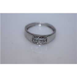 13.2 CTW CZ RING .925 STERLING SILVER