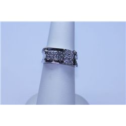 25.20 CTW CZ RING .925 STERLING SILVER