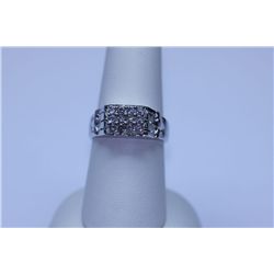 22.30 CTW CZ RING .925 STERLING SILVER