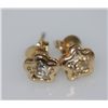 Image 2 : 14K GOLD PLATED CZ STAR EARRINGS