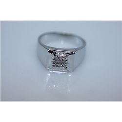 17.6 CTW CZ RING .925 STERLING SILVER