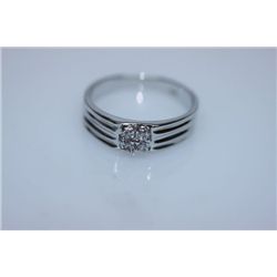 16.7 CTW CZ RING .925 STERLING SILVER