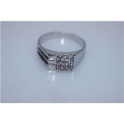 15.9 CTW CZ RING .925 STERLING SILVER