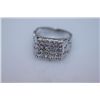 Image 1 : 24.7 CTW CZ RING .925 STERLING SILVER