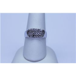 17.50 CTW CZ RING .925 STERLING SILVER