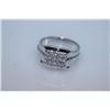 Image 1 : 24.7 CTW CZ RING .925 STERLING SILVER