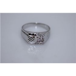 16.4 CTW CZ RING .925 STERLING SILVER