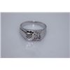 Image 1 : 16.4 CTW CZ RING .925 STERLING SILVER